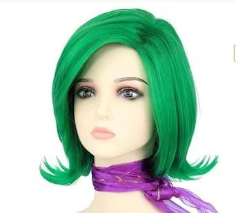 Περούκα για γυναίκες — φυσικό στυλ; υλικό μαλλιών: θερμοανθεκτικές ίνες; τεχνολογία επεξεργασίας: μηχανισμός; φράντζ: ίσιο ή κεκλιμένο; μοντέλο: 6