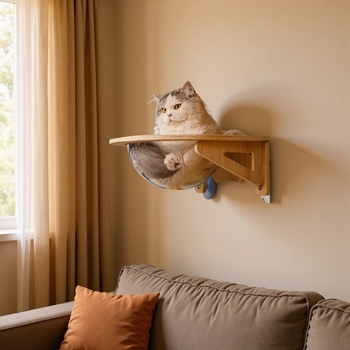 Drveno mačje gnijezdo — Kategorija: gnijezda i kućice za kućne ljubimce, Materijal: Drvo