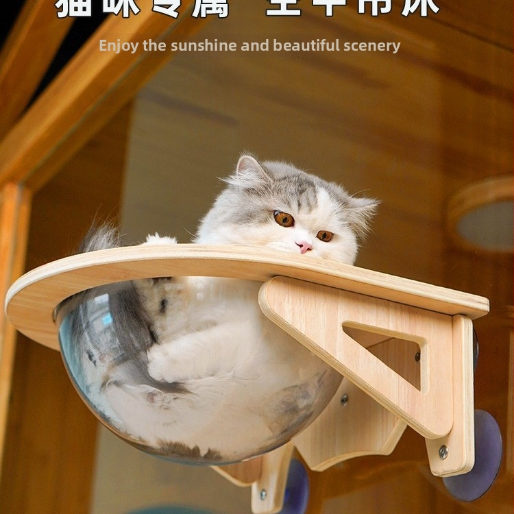 Drveno mačje gnijezdo — Kategorija: gnijezda i kućice za kućne ljubimce, Materijal: Drvo