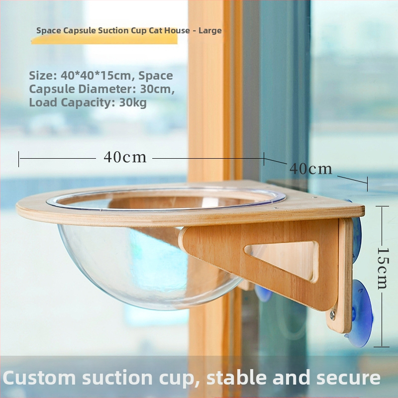 Drveno mačje gnijezdo — Kategorija: gnijezda i kućice za kućne ljubimce, Materijal: Drvo