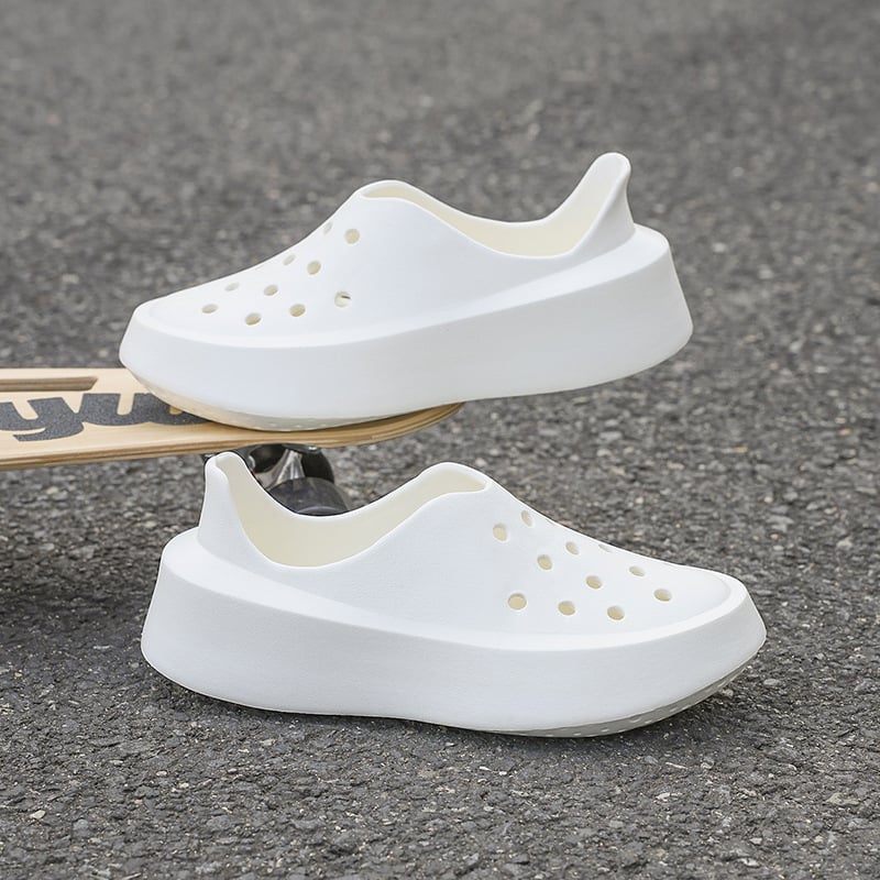 Muške sandale s četvrtastim nosom i debelom platformom za povećanje visine, zatvorenim prstom, EVA gornji dio i potplat