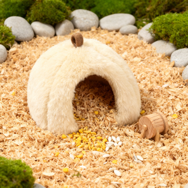 Hamster gnijezdo od pamuka, unutarnja kućica za male ljubimce, toplo sklonište za spavanje zimi