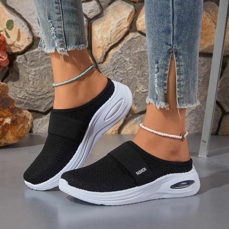 Ženske mrežaste Slip-On tenisice, okrugli vrh, niski profil, PVC potplat