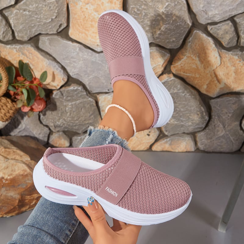 Ženske mrežaste Slip-On tenisice, okrugli vrh, niski profil, PVC potplat