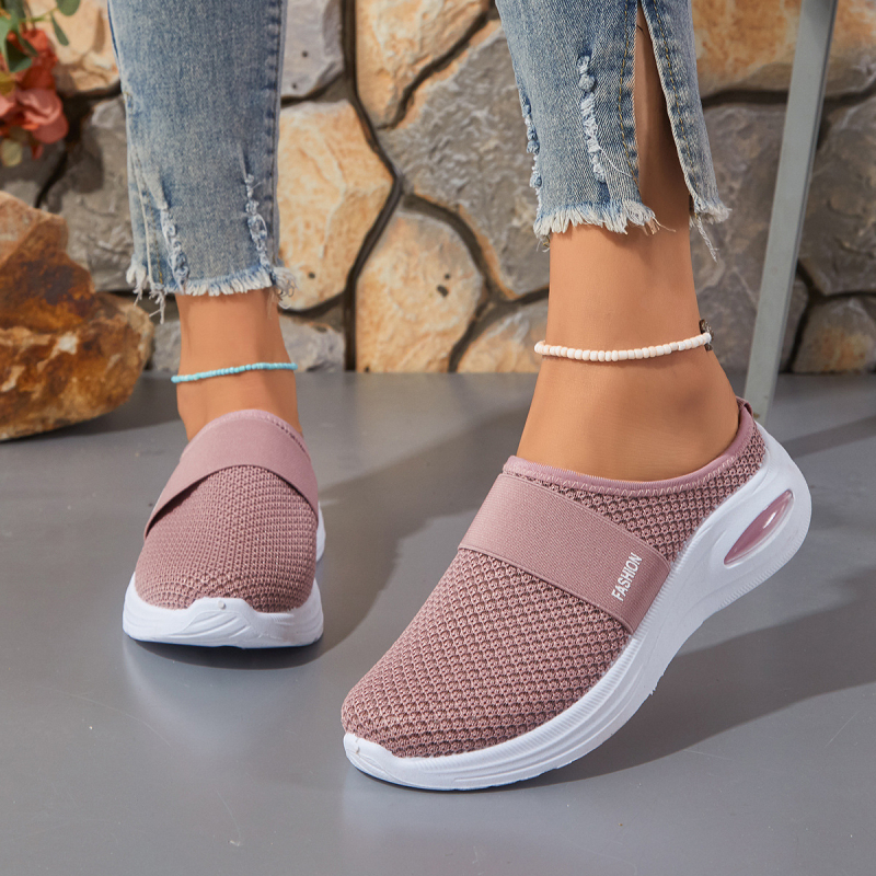 Ženske mrežaste Slip-On tenisice, okrugli vrh, niski profil, PVC potplat