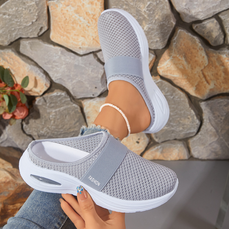 Ženske mrežaste Slip-On tenisice, okrugli vrh, niski profil, PVC potplat