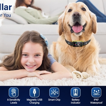 OEN antibark ogrlica za pse, ABS materijal, izvlačiva, pogodna za sve sezone, uređaj za obuku pasa