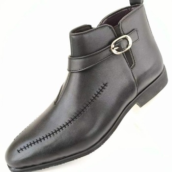 Muške Martin čizme u Chelsea stilu sa bočnim zatvaračem, PU gornji dio, gumeni potplat, špičasti vrh, prozračne i amortizirajuće zimu