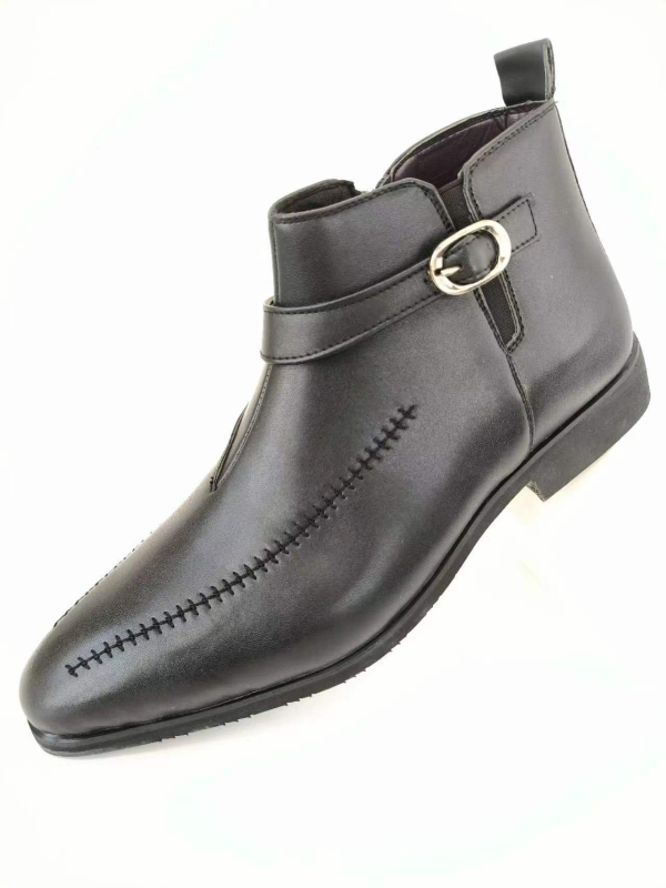 Muške Martin čizme u Chelsea stilu sa bočnim zatvaračem, PU gornji dio, gumeni potplat, špičasti vrh, prozračne i amortizirajuće zimu