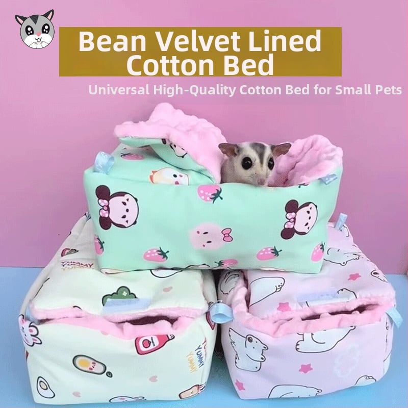 Kružni vodootporni gnijezdo za male životinje sa svilenim cvjetovima, za hrčka, unutarnja uporaba, crtani stil