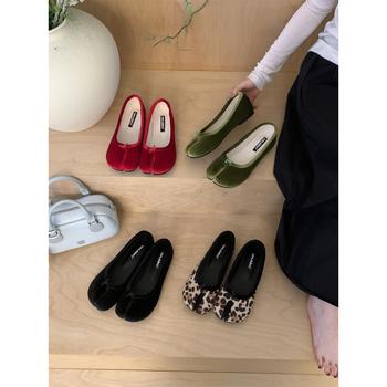 Ženske udobne cipele s okruglim vrhom, gornji dio od gume, PU uloška, gumena potplat, klinasti pet 4–6 cm