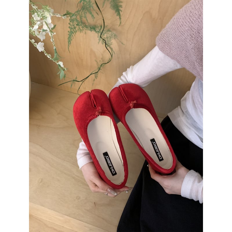 Ženske udobne cipele s okruglim vrhom, gornji dio od gume, PU uloška, gumena potplat, klinasti pet 4–6 cm