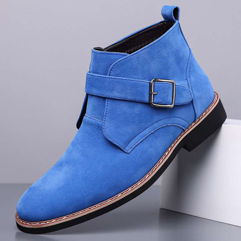 Chelsea čizme – gornji dio od kože prvovrijedne govedine, gumena potplata, kopča na kopču, srednja visina potkoljenice, niski pet 1–3 cm