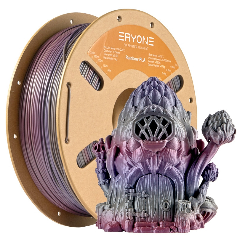 Filament PLA pre 3D tlač – kruhový prierez, 1,75 mm, 330 m na cievke, značka Eryone, hodvábny lesk