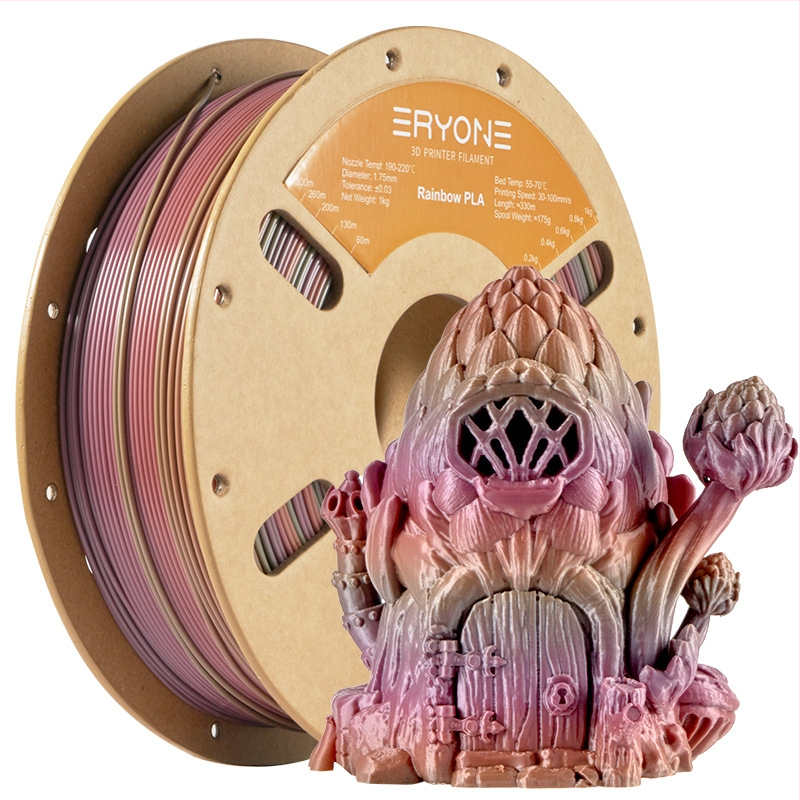 Filament PLA pre 3D tlač – kruhový prierez, 1,75 mm, 330 m na cievke, značka Eryone, hodvábny lesk