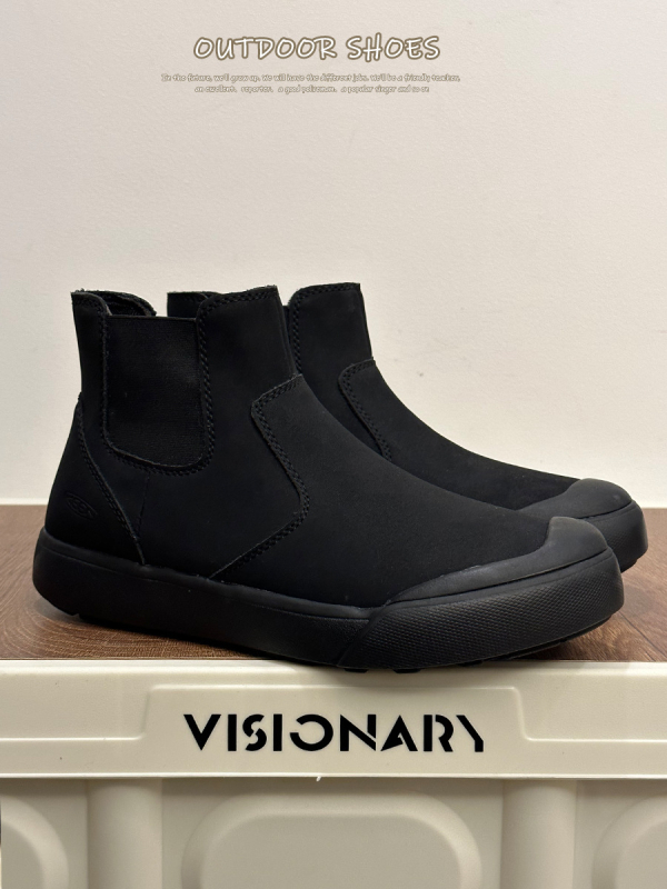 Chelsea čizme za unisex — pravo kožno, potplat: beef tendon sole, protuklizne, streetwear stil (Unisex; Pravo koža; Beef tendon sole; Protuklizno; Streetwear)