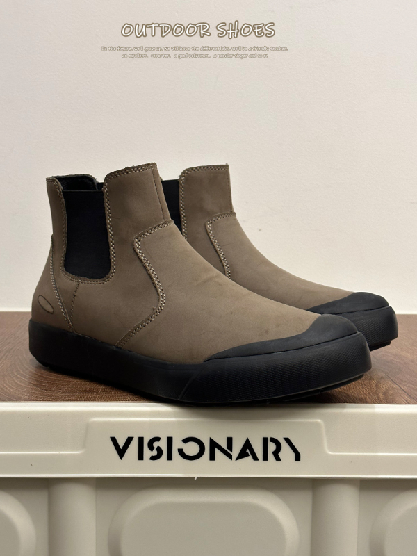 Chelsea čizme za unisex — pravo kožno, potplat: beef tendon sole, protuklizne, streetwear stil (Unisex; Pravo koža; Beef tendon sole; Protuklizno; Streetwear)