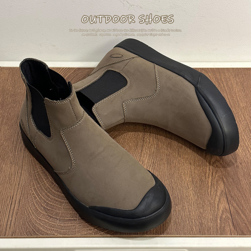 Chelsea čizme za unisex — pravo kožno, potplat: beef tendon sole, protuklizne, streetwear stil (Unisex; Pravo koža; Beef tendon sole; Protuklizno; Streetwear)