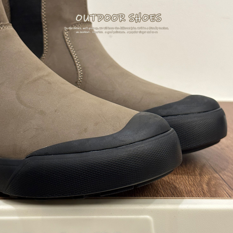 Chelsea čizme za unisex — pravo kožno, potplat: beef tendon sole, protuklizne, streetwear stil (Unisex; Pravo koža; Beef tendon sole; Protuklizno; Streetwear)