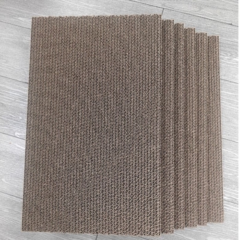 Le yiran ploča za grebanje mačaka od valovitog papira, minimalistički dizajn, 1 paket