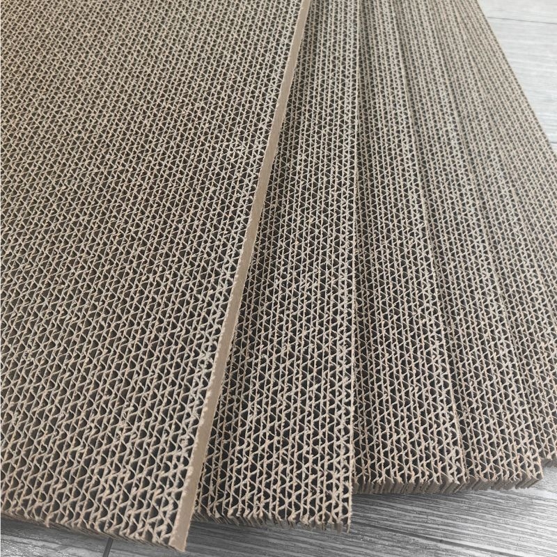 Le yiran ploča za grebanje mačaka od valovitog papira, minimalistički dizajn, 1 paket
