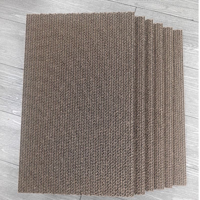 Le yiran ploča za grebanje mačaka od valovitog papira, minimalistički dizajn, 1 paket