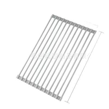 Sklopivi držač za sudoper od silikona i galvaniziranog željeza; višenamjenski; pokretan; bez ugradnje