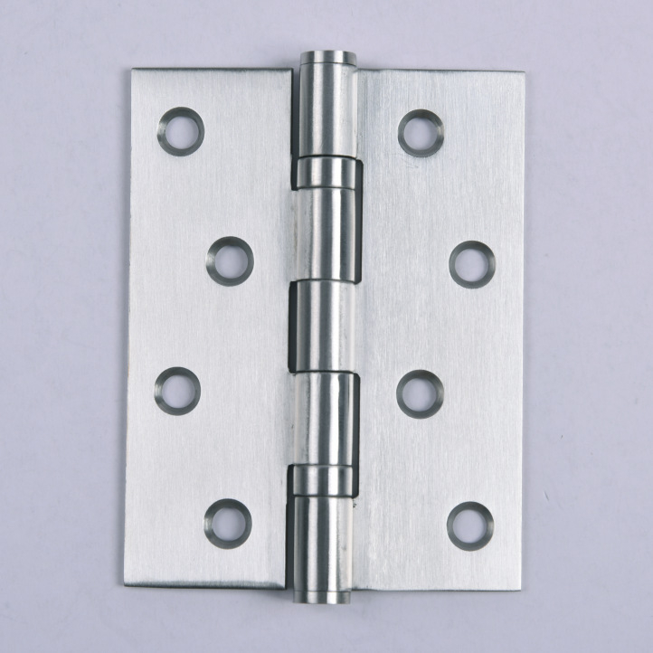 Šarke za vrata od nehrđajućeg čelika 304, otporne na koroziju, brušeni završni sloj, debljina 3 mm, model 4.5x4x3-2BB/4BB