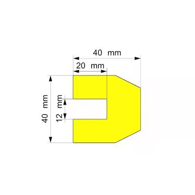PU poliuretanska zaštitna traka za kutove, U-, D- i L-oblik, zaštita od udara, porijeklo Dongguan