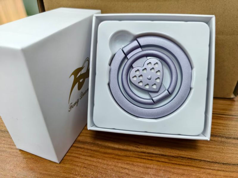 MagSafe držač telefona s prstenastim nosačem — univerzalni model, 360° rotacija, skl опivi, metalni materijal, cinkova legura, protiv podrhtavanja, sprej za miris