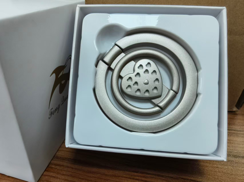 MagSafe držač telefona s prstenastim nosačem — univerzalni model, 360° rotacija, skl опivi, metalni materijal, cinkova legura, protiv podrhtavanja, sprej za miris