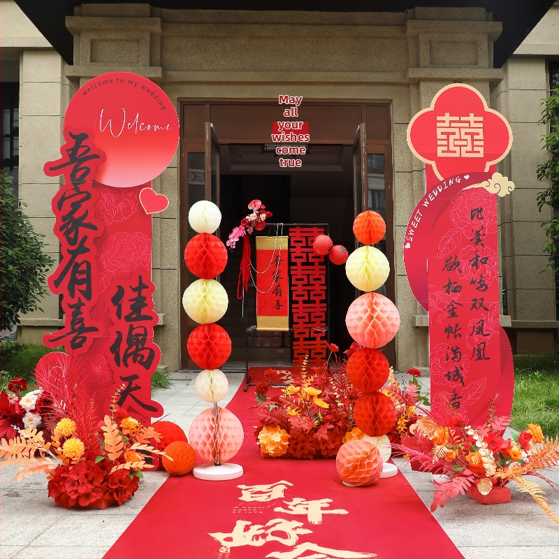 KT board Vjenčani luk s stupovima – Vanjska dvorišna dekoracija za vjenčanje | Marka Lun • Pakiranje: Opp bag • Uvoz: Ne • Namjena: Vjenčanje • Kategorija: Ostale vjenčane potrepštine