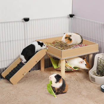 Drveno gnijezdo-hamac za hamstera sa stepenicama, za četiri sezone, podrijetlo Cao okrug