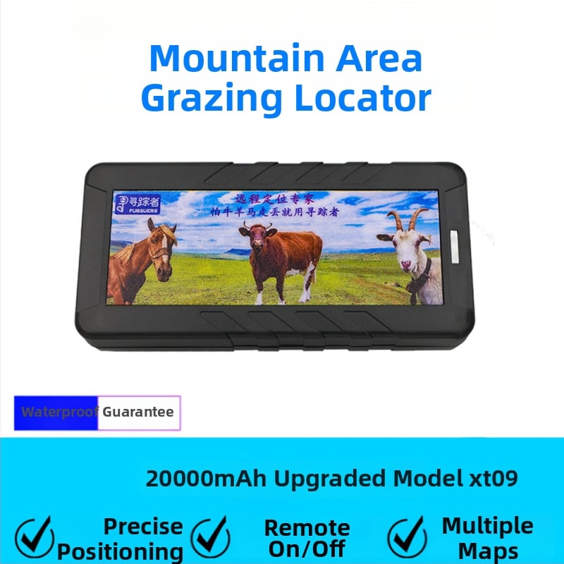 GPS lokator za goveda i ovce, 4G mreža, Beidou satelitsko praćenje, GPS točnost 3 m, 2500 mAh polymer baterija, vodootporan