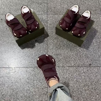 Pantofi casual femei, vârf rotund, partea superioară PVC, talpă EVA, închidere Velcro