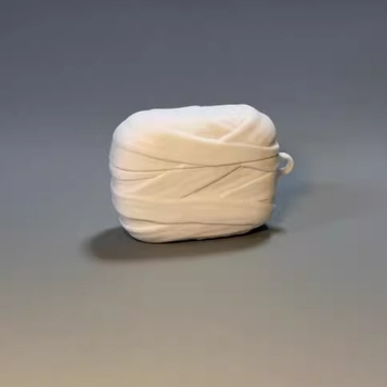 Kreativna futrola za AirPods 4. generaciju u dizajnu mumije, silikonska mekana ovojnica