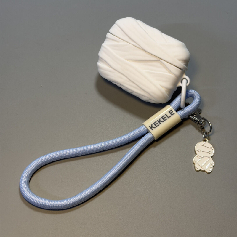 Kreativna futrola za AirPods 4. generaciju u dizajnu mumije, silikonska mekana ovojnica