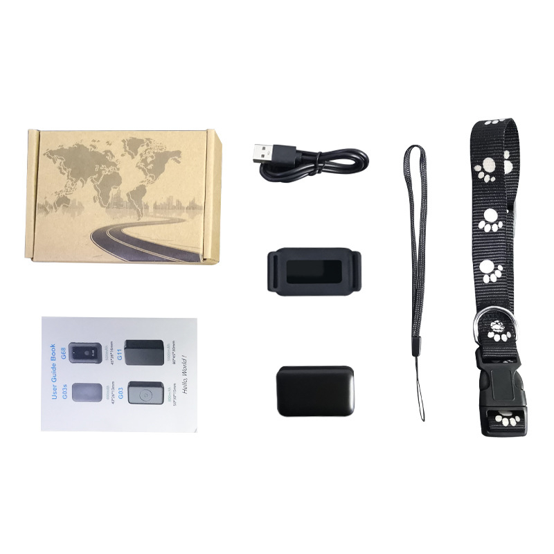 GPS локатор за домашни любимци с оградна сигнализация, точност 10 м, батерия 5 ч, водоустойчив