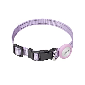 Ovratnik za lociranje kućnih ljubimaca s logom, za mačke i pse, praćenje, anti-izgubljenje, monohromatski uzorak, poliester materijal, pogodan za sve sezone, opća namjena, britski stil