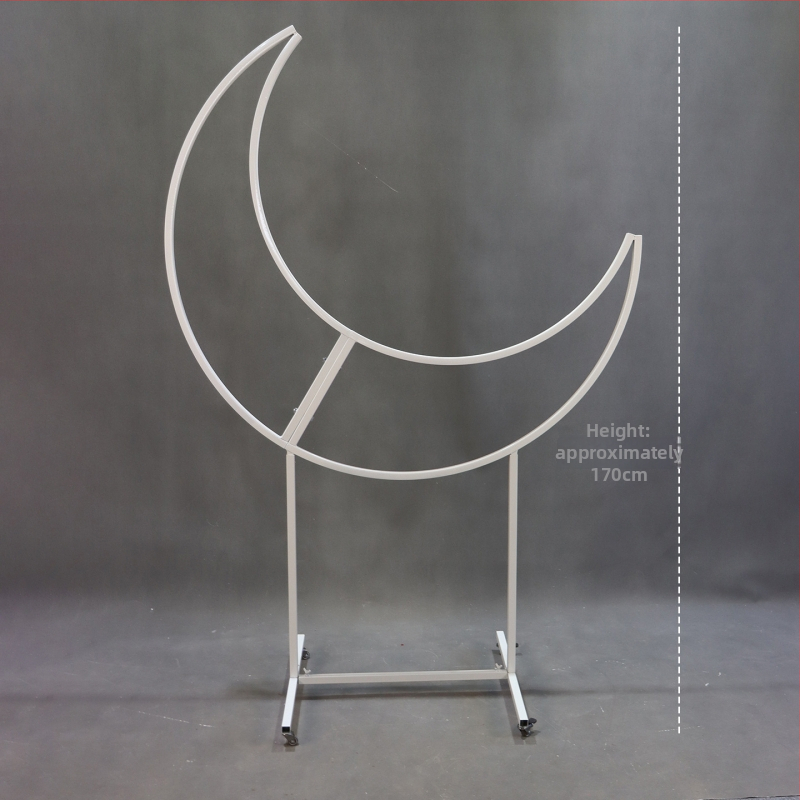 Željezna svadbena arka, stalak za izlaganje s kotačićima, kartonska ambalaža, vanjska dekoracija