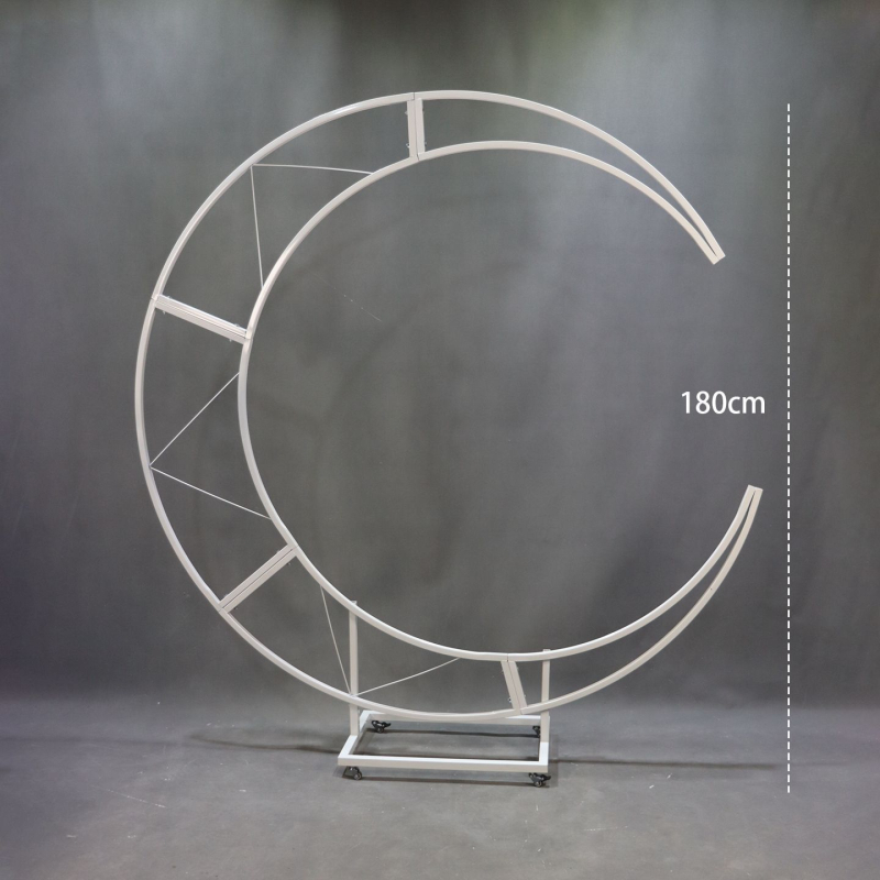 Željezna svadbena arka, stalak za izlaganje s kotačićima, kartonska ambalaža, vanjska dekoracija