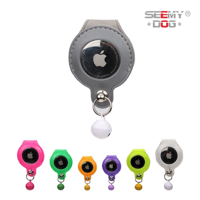 AirTag kućište za kućnog ljubimca | Reflektirajući PVC materijal | GPS točnost 1 m | Litijska baterija | Privatna etiketa dostupna