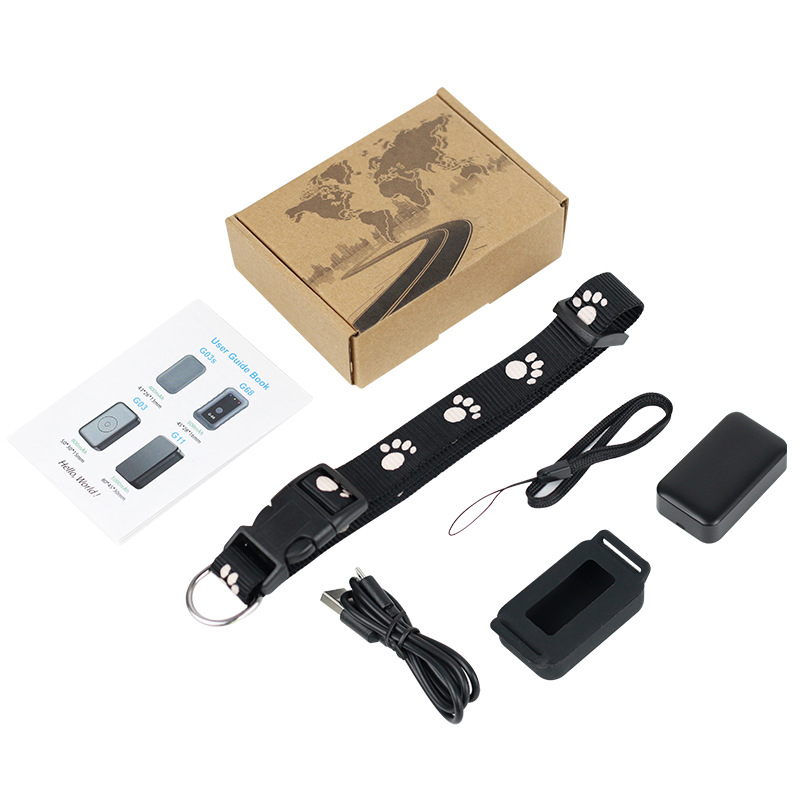 GPS тракер за домашни любимци | IP67 водоустойчив, реално време позициониране | GPS точност 10 м, 32GB памет, SOS и аларми за геозона