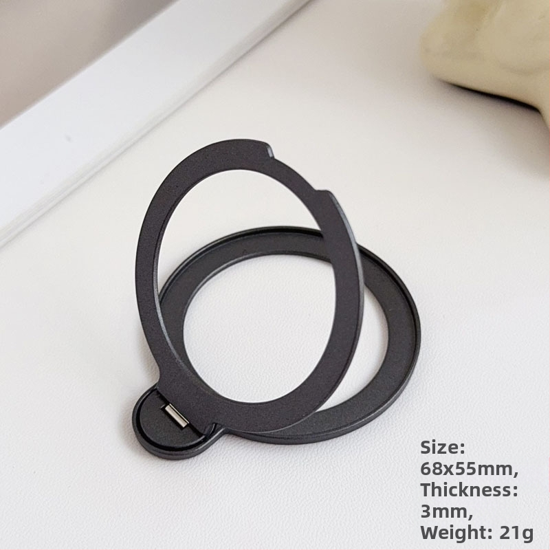 Auto držač s 360° rotacijom, magnetska snaga N52, nehrđajuće željezo, univerzalni držač prstena