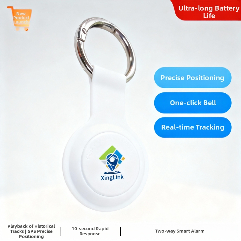 XingLink mini GPS tracker za kućne ljubimce, starije osobe i vrijedne predmete - GPS praćenje, točnost 5 m, baterija 210 mAh, USB 3.0 sučelje, Android iOS aplikacija