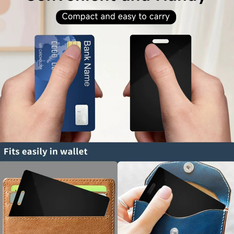 Uređaj za kartice s dvostrukim sustavom, vodootporan, protiv gubitka, model K2 dual system, kompatibilan s Apple AirTag i Androidom, bežični sučelje, baterija 75 mAh, ABS