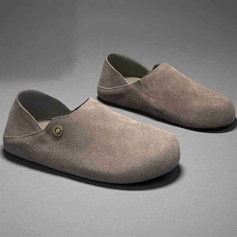 Muške slip-on tenisice od sintetičke kože, gumasta potplat, PU uložak, nizak profil