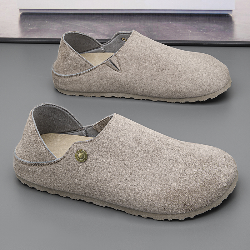 Muške slip-on tenisice od sintetičke kože, gumasta potplat, PU uložak, nizak profil
