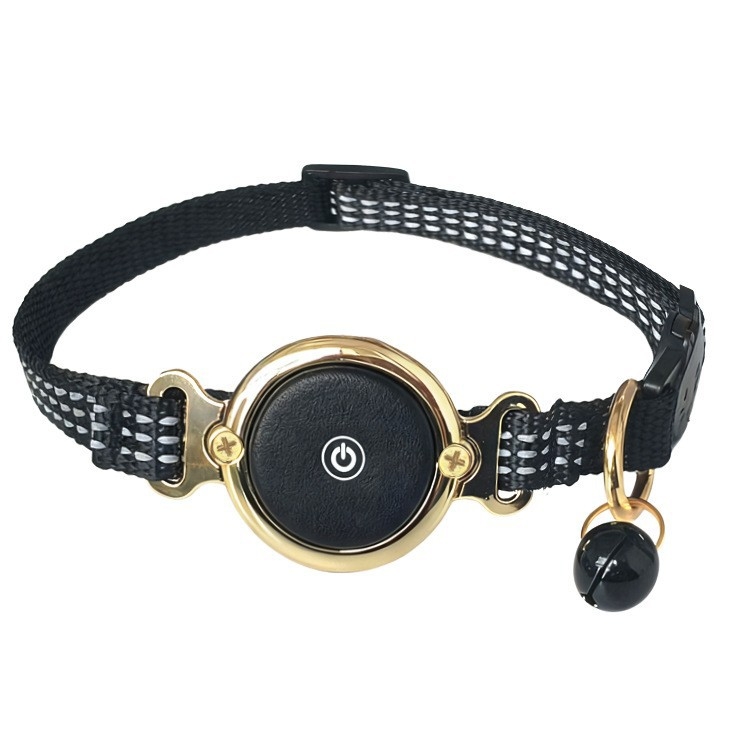 Ovratnik za praćenje kućnih ljubimaca s Airtag – aluminijski spoj, gumb baterija, GPS točnost 30 m, uređaj za praćenje