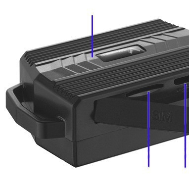 GPS локатор за нашийник с магнит, преносим, точност на позициониране 5 м, литиева батерия, IPX-3 водоустойчив, Baidu Maps